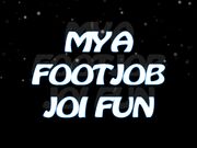 SheernSilky Mya Foot Job JOI Fun
