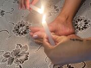 dommeaylabelle Hot Wax on Feet