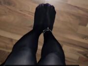 Nylon feet video