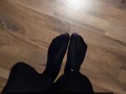 Nylon feet video