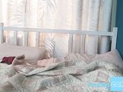 Shaking Orgasm! Hot Brunette Masturbates on Webcam, Showing Legs and Feet