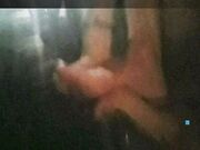 self footjob public