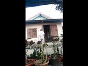 baan viengkuk self footjob at morning