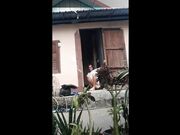 baan viengkuk self footjob at morning