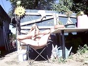 self footjob public 50