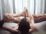 self footjob public 55