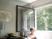 self footjo window summer afternoon 36 degres