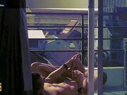 ton  krao recording self footjob balcony