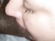 My wife blowjob black cock