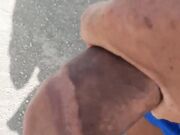 Outdoor my friend's huge cock