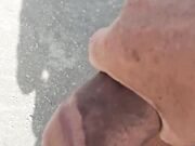 Outdoor my friend's huge cock