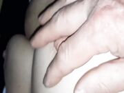 Neighbor's hands and my wife's tits