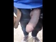 I touch and blowjob black cock