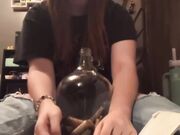 Redhead Snowbunny loves to chat