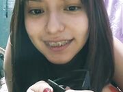 Tiktok latina feet recording