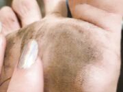 Filthy feet and long nails