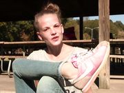 Upcycle - Nikki's pink Nike Cortez