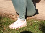 Upcycle - Nikki's pink Nike Cortez