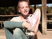 Upcycle - Nikki's pink Nike Cortez