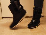 Her Nike Boots removal