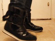 Her Nike Boots removal