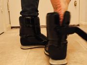 Her Nike Boots removal