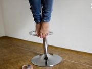 Czech Soles - Cherry and sexy bare feet in sandals