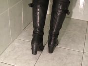Female Boot World - Cleaning In Hotel Room