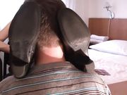 Female Boot World - Cleaning In Hotel Room