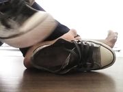 Lenora - Barefoot in Smelly Converse
