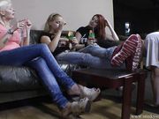 A bunch of smelly socks and dirty feet Part 1