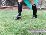 Princess Carmela - Virtual Muddy Boot Licker