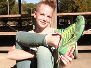 Upcycle - Nikki's waitress Nikes update