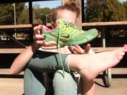 Upcycle - Nikki's waitress Nikes update
