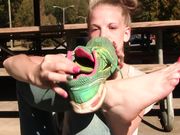 Upcycle - Nikki's waitress Nikes update