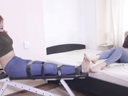 RussianFetish - Wow - My girlfriend tickles my feet with her toes!