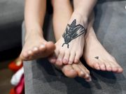 Czech Soles - Christmas special - Sexy girl on girl foot worship