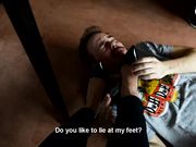 Czech Soles - IT guy foot humiliation shoe worship and foot feeding