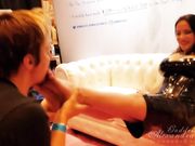 Goddess Alexandra Snow - Public Foot Worship at AVN