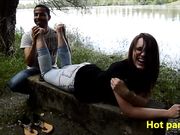 Hot Paradise - Marina Keye offers me her wonderful feet than I kiss, lick and tickle