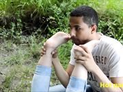 Hot Paradise - Marina Keye offers me her wonderful feet than I kiss, lick and tickle