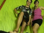 3 Women - Bondaged Women Gets Feet Smelling Lesson