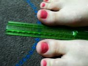 Czech Soles - Foot Measuring With Czech Footgirl Ivet