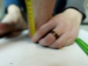 Czech Soles - Foot Measuring With Czech Footgirl Ivet