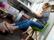 Czech Soles - Foot Worship Under Boss Table