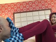 Miss Daisy laughs at her slave boy