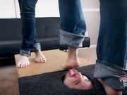 Bratty Foot Girls - Nikki Next, Morgan Delray - Stuck Toe Sucker