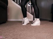 My Little Princess Ellie - WEDGE SNEAKER CARPET SCRAPING