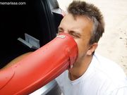 Madame Marissa - Dirty hunter boots licking in the parking lot