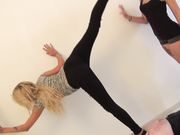 Three Girls hard trampling